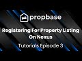 Registering for Property on Nexus