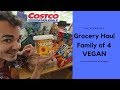 Costco Family of 4 VEGAN Monthly Grocery Haul (Australian and w/prices)