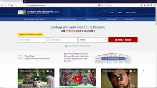 Check someones criminal record - Check arrest records, court records, see what they've done