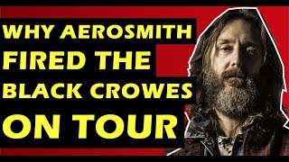 The Black Crowes Aerosmith Feud: Why Aerosmith Fired Them On Tour & War of Words