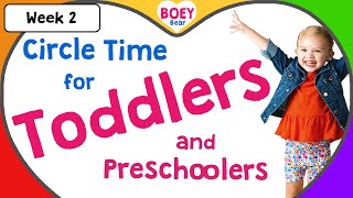 Learning Videos for Toddlers, 3 year old and 4 year olds, Preschool Circle Time, Boey Bear