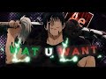 「Wat U Want 💛」Jujutsu Kaisen (Toji)「AMV/EDIT」Quick 4K