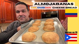 How to make COLOMBIAN ALMOJABANAS | Colombian Cheese Bread