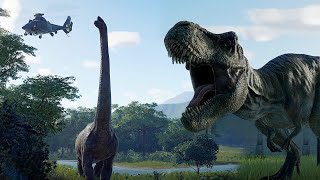 [쥬라기월드 에볼루션] 2화(최종화) 둘리엄마와 티라노사우루스 공원 만들기🦕 (Jurassic World Evolution)