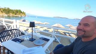 Skiathos Greece, Octopus Restaurant and beach Bar