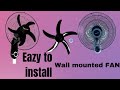 how to install wall mounted fan | wall mounted fan installation | @electricalmabschool