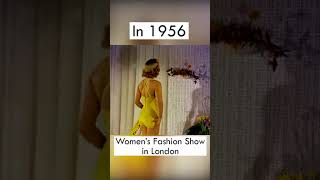 Time Travel to 1956: Women's Fashion Show in London