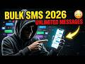 ULTIMATE BULK SMS TOOL 2026 ⚡ SEND MASS SMS INSTANTLY - ALL COUNTRIES 🌍 WORKING 100% #bulksms #sms