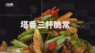 【365日日素  健康自己煮】 塔香三杯脆常  | 今日主廚：林聖智 20240612