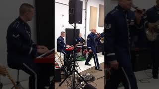 Air Force Band drummer retirement Shuffle