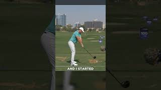 Rory McIlroy had to learn how to hit it high, it was a natural thing for him #golf