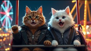 Cats vs. Amusement Park Rides - The Ultimate Showdown