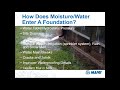 mapei webinar – advances in primary below grade waterproofing