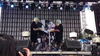 Lucius- Tempest (Live) Firefly Music Festival, Dover DEL. 6/21/2014.