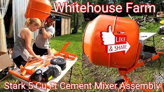 Stark 5 CU FT Cement Mixer Assembly