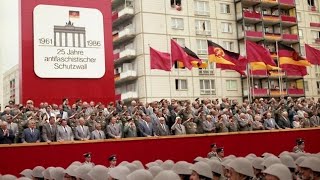 25 Years Anniversary of the Berlin Wall Parade 13 August 1986 DDR Anthem \