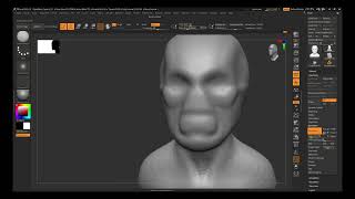 Daily Head sculpt practice in zbrush stylize