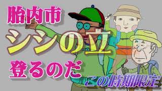 【新潟県】胎内市イベント😊「シシの立」スキー場登山2022 03 12