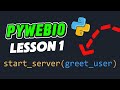 Lesson 1: Build a Web App with Python | PyWebIO for Beginners