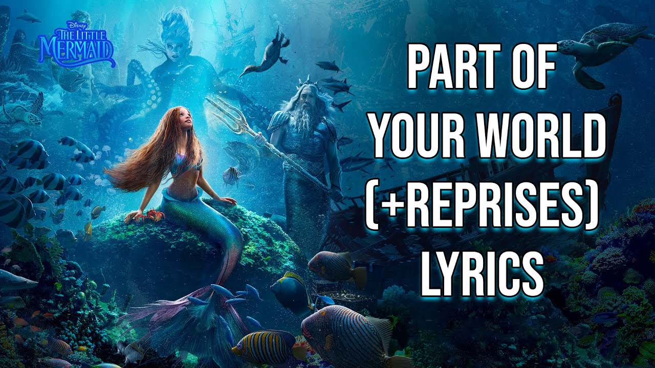Part Of Your World Lyrics From The Little Mermaid Halle Bailey