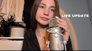 ASMR Whisper Ramble / Life Update 🌸 (close up)