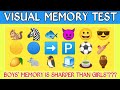 Visual Memory Test || Short Time Memory Test || How Sharp Your Memory Is? || Girls' VS Boys' Memory