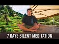 I Lived at a Silent Meditation Retreat for a Week