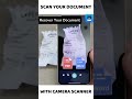 Scan your document with camera scanner