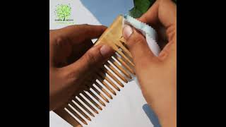 #haircaretips #hairgrowth #hairfall Clean your Neem Wood Comb this way and increase its shelf-life!