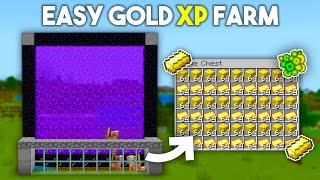Minecraft Gold XP Farm 1.20 Tutorial in Bedrock!