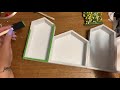 everyday crafting dollar tree wooden house decoration