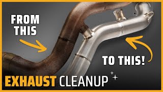 How to Clean & Restore Motorcycle Exhaust Pipes | The Shop Manual