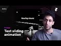 Infinite Text Sliding animation in Framer! // Beginner tutorial