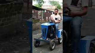 Cost efficient homemade minitractor #mitpatel #shorts #minitractor