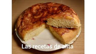 Torta de manzana en sarten