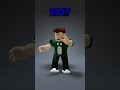 EVOLUÇÃO DO MEU AVATAR NO ROBLOX (2017 - 2022)