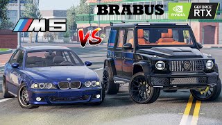 Lotu Şəmi Usta Köməkçisi Oldu Maşın Yağ Filtir Dəyişimi BMW M5 BRABUS | BeamNG.Driver #malikbedelov