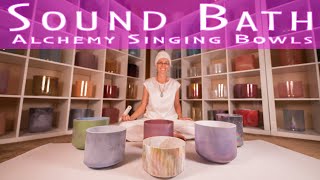 Sound Bath | CRYSTAL HEALING ALCHEMY singing bowls
