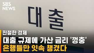 대출 규제에 은행들만 잇속 챙겼다 / SBS / 친절한 경제