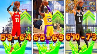 The BEST JUMPSHOTS for ALL POSITIONS, ANY HEIGHT on NBA 2K25