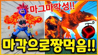 마그마열매 각성이 PVP에서 엄청난 파괴력!!?? 그리고.. 드디어 손에 넣은 신규전설검 \