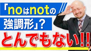 【英語学習者の99%が知らない】英語NoとNotの違いを英語のプロが教えます