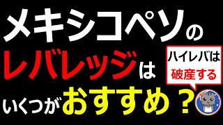 【超重要】メキシコペソのレバレッジはいくつがおすすめ？《2020年版》高すぎると破産します！投資の勉強【投資家ねく】