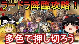 ラードラゴン降臨攻略！多色のエキスパートで押し切ろう【パズドラ】