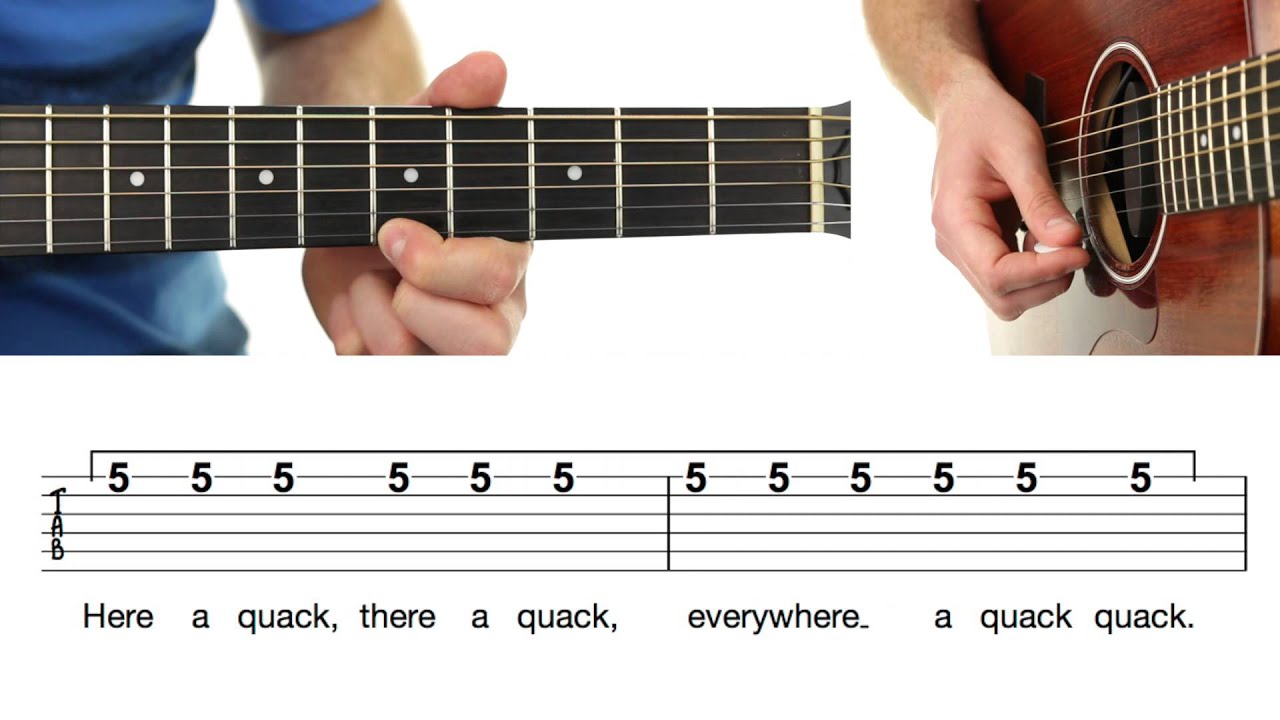 Acordes De Guitarra Old Macdonald Janelle Durham More Good Days With