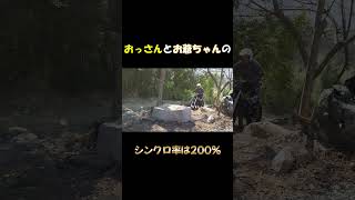 【トライアル】今日も仲良く転倒ｗｗ　#shorts 【オフロードパーク白井】