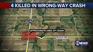 4 killed, 1 seriously hurt in head-on crash near McPherson