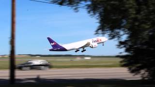 Fedex 777F Takeoff - Memphis International Airport