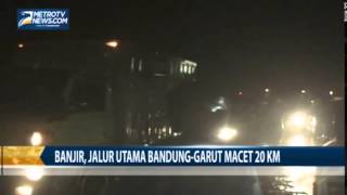 Banjir, Jalur Utama Bandung Garut Macet 20 Km