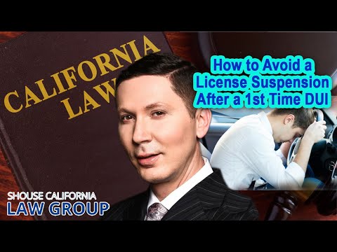 How to avoid a license suspension after a 1st time DUI? How to avoid a license suspension after a 1st time DUI?